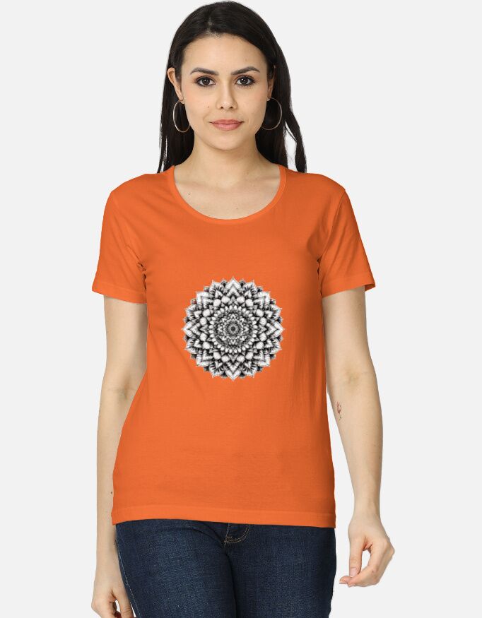 Attractive Mandala Art T-Shirt - Image 11
