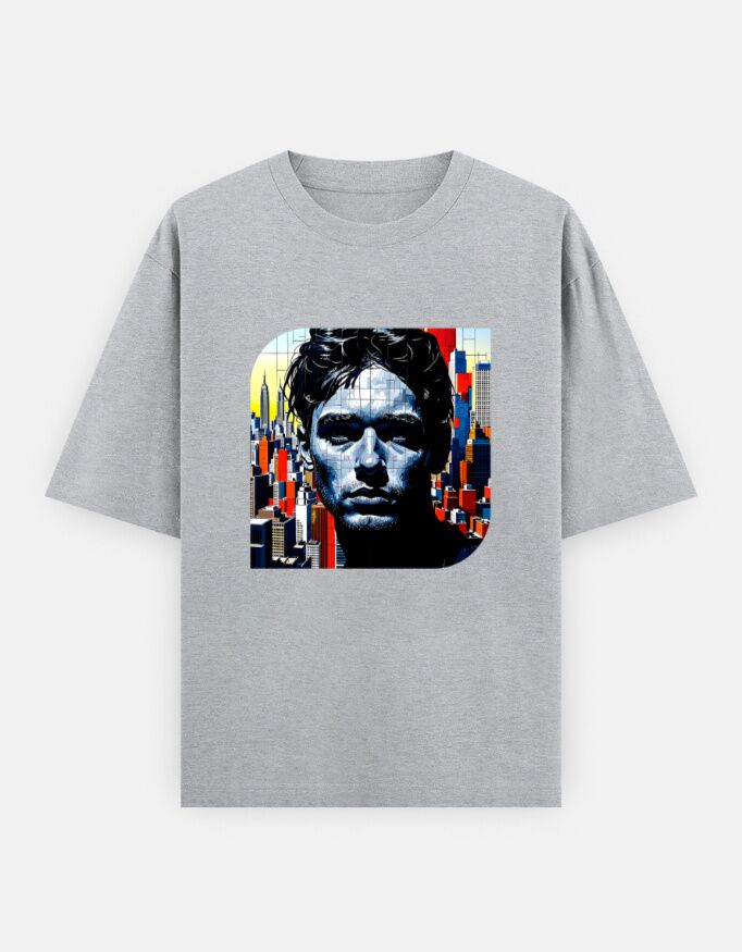 Attractive Metropolis T-Shirt | Unisex Oversized Tee - Image 15