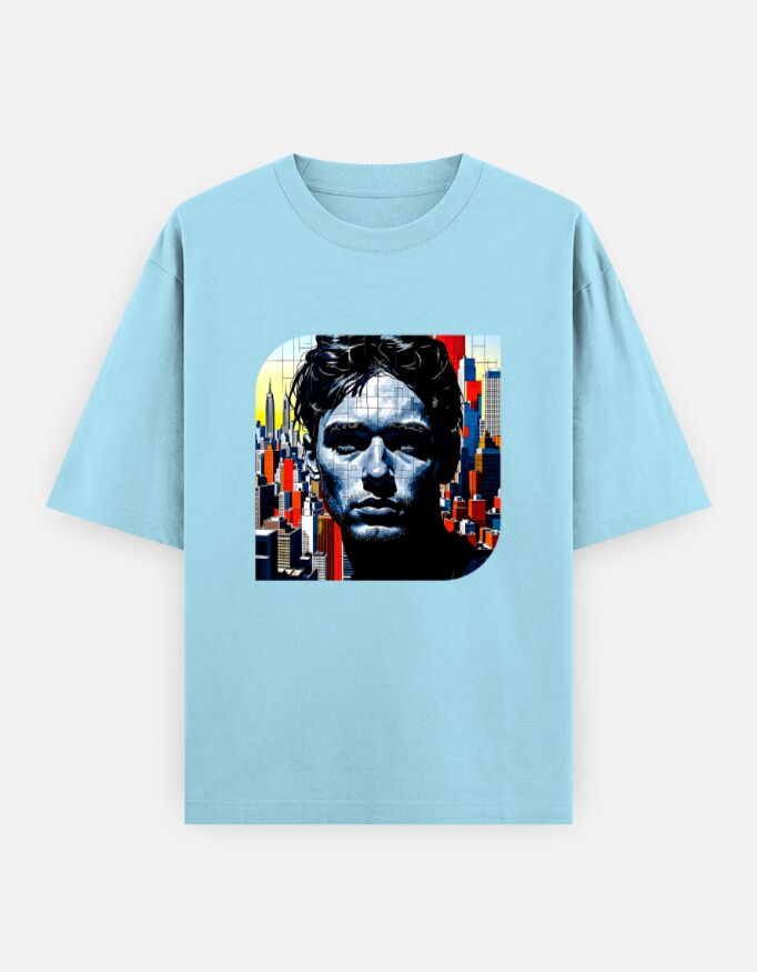 Attractive Metropolis T-Shirt | Unisex Oversized Tee - Image 11