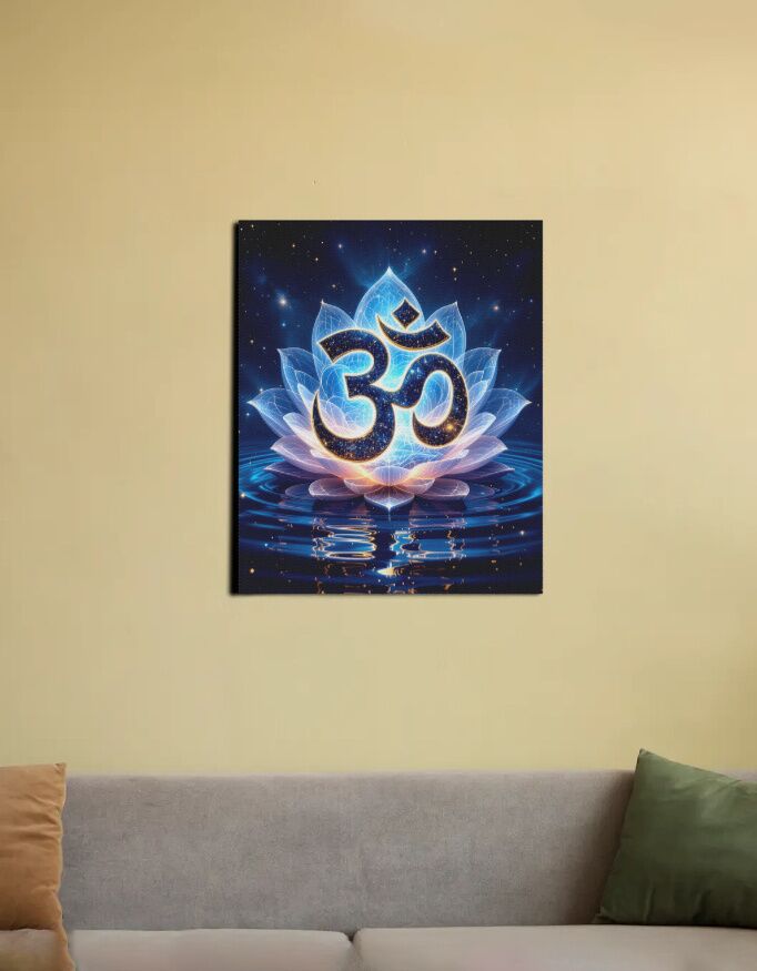 hindu om wall art