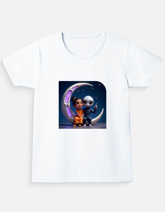 Girl's Crew Neck T-Shirt - Image 4